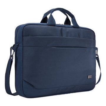 Case Logic® Advantage Laptop Attache, For 15.6" Laptops, 16.1 X 2.8 X 13.8, Dark Blue freeshipping - TVN Wholesale